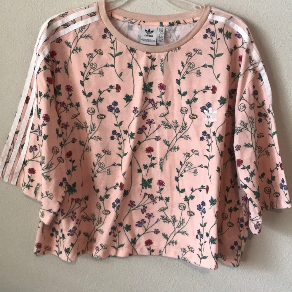 Adidas Top - Floral Print